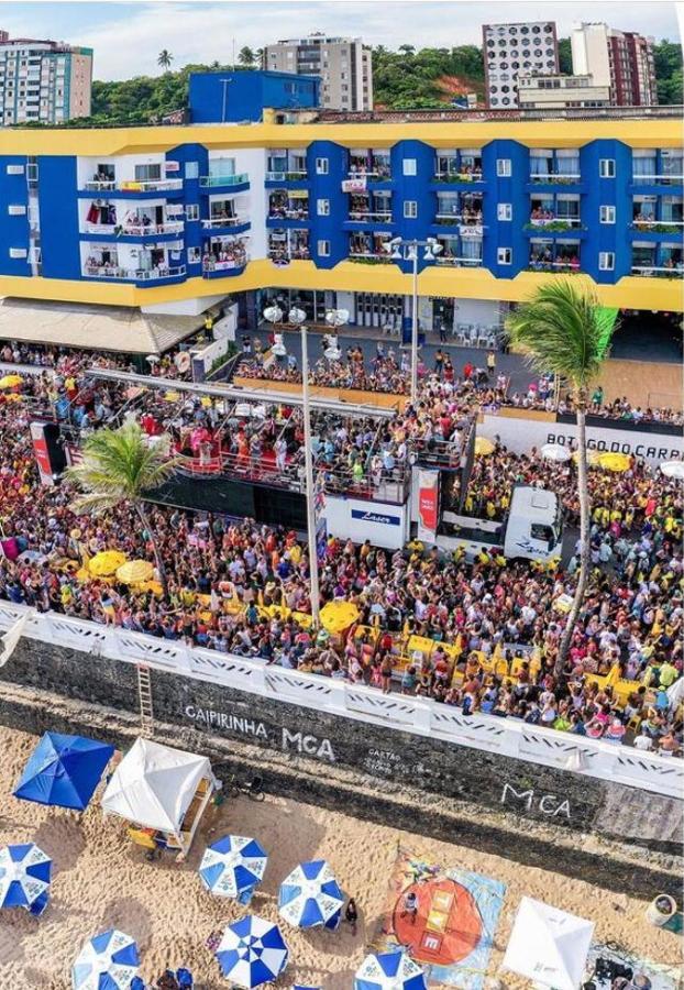 Flat O Point Do Carnaval Do Farol Da Barra Leilighet Salvador Eksteriør bilde